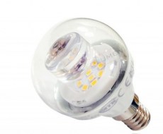LED žárovka E14/G45, 4W, 10xSMD2835 Epistar, 400lm, teplá bílá DOPRODEJ POSLEDNÍ KUS!